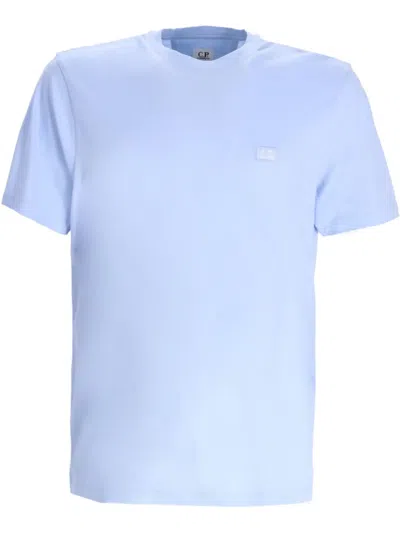 C.p. Company Logo-print T-shirt In Blue