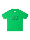 C.p. Company Logo-print Cotton T-shirt In Green