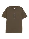 C.p. Company C.p.company Jersey Logo T-shirt In Green