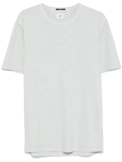 C.p. Company Logo-print T-shirt In Grey