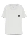 C.p. Company Logo-print T-shirt In Grey