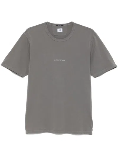 C.P. COMPANY LOGO-PRINT T-SHIRT