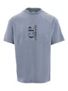 C.p. Company C.p.company Logo Print T Shirt In Grey