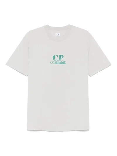 C.P. COMPANY LOGO-PRINT T-SHIRT