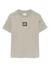 C.p. Company Logo-print T-shirt In Grey