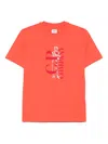 C.p. Company Logo-print T-shirt In Orange