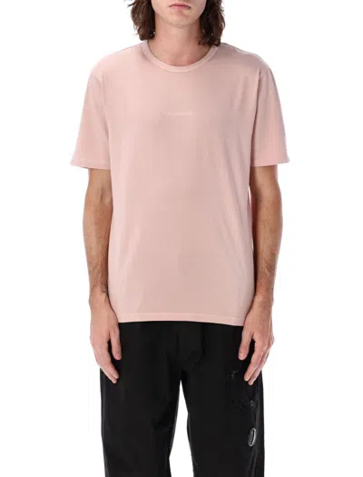 C.p. Company Logo Print T-shirt In Pink