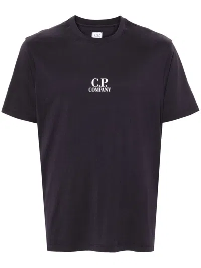 C.P. COMPANY LOGO-PRINT T-SHIRT