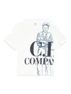 C.p. Company Logo-print T-shirt In White