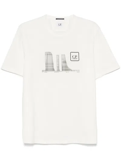 C.P. COMPANY LOGO-PRINT T-SHIRT