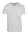 C.p. Company Logo-print T-shirt In White