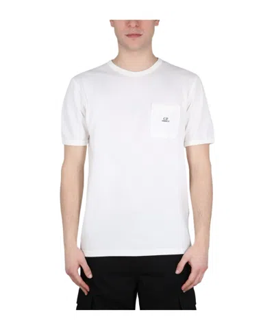 C.p. Company Logo-print T-shirt In White