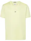C.p. Company Logo Printed Crewneck T-shirt In Yellow