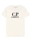 C.p. Company Logo-printed T-shirt In White