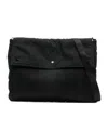 C.p. Company Herringbone Shoulder Bag Adjustable Strap Handle In Black