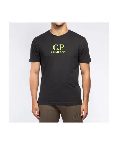 C.p. Company Logo Short-sleeved T-shirt In Black