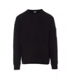 C.p. Company Logo Sweatshirt In Black