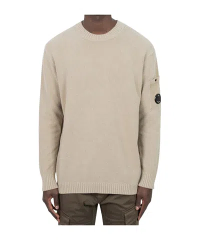 C.p. Company Logo Sweatshirt In Gray