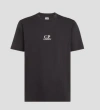 C.p. Company C.p.company Cp Company Logo-print T-shirt In Black