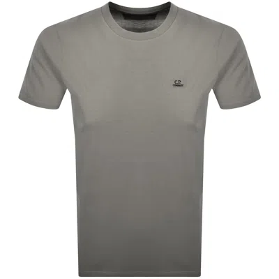 C.p. Company Cp Company Logo T Shirt Fallen Rock Grey In Gray