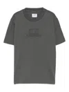 C.p. Company Logo T-shirt In Gray