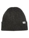 C.p. Company Logo-tag Beanie In Grey