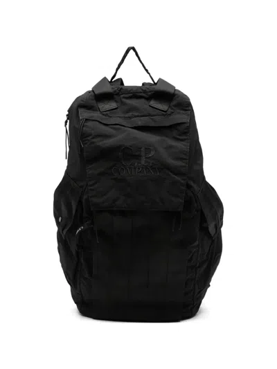 C.p. Company Cp Company Branded Backpack In Black