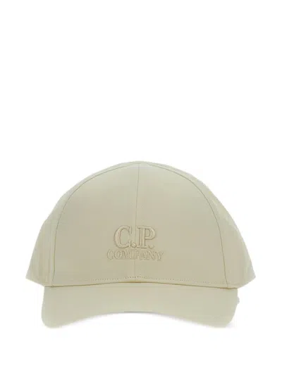 C.p. Company Logo-embroidered Baseball Cap In Neutral