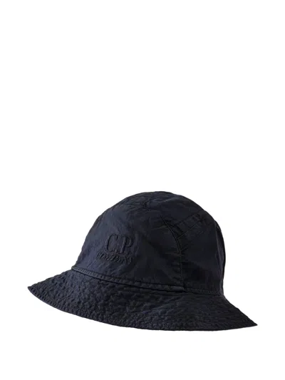 C.p. Company Logo-embroidered Bucket Hat In Gray
