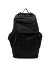 C.p. Company Logo-embroidered Multi-pocket Backpack In Black