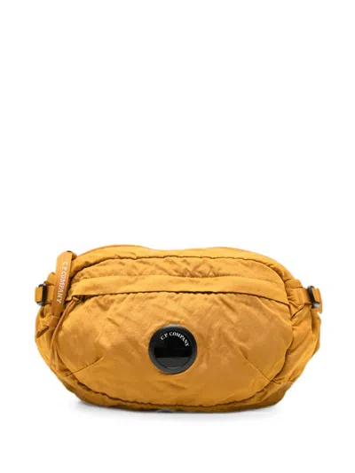 C.p. Company Logo-patch Belt Bag In Orange