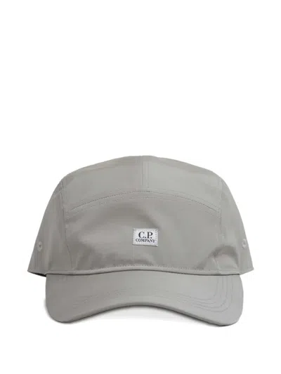 C.p. Company Logo-patch Cap In Neutral
