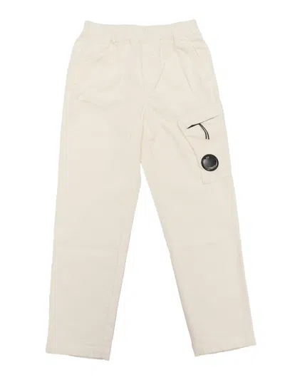 C.p. Company Kids' Long Pants In White