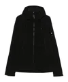 C.p. Company C.p.company Hooded Jacket With Pockets In Black
