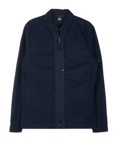 C.p. Company Long Sleeve Casual Jacket In Black