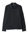 C.p. Company C.p.company Organic Cotton Overshirt In Black
