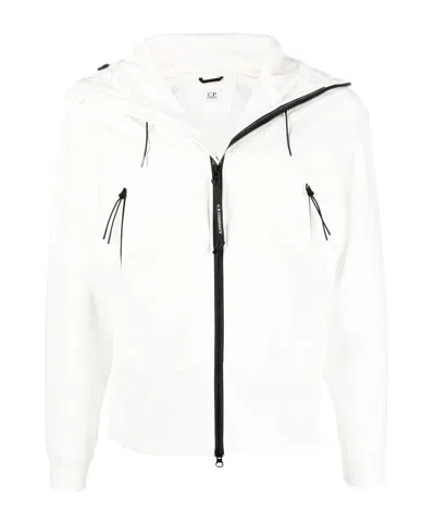 C.p. Company Long Sleeve Casual Jacket In White