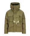 C.p. Company Long Sleeve Cotton Coat In Green