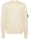 C.p. Company Light Fleece Sweatshirt In Neutrals