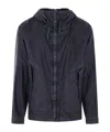C.p. Company Long Sleeve Hooded Casual Jacket In Blue