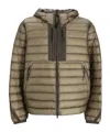 C.p. Company D.d Shell Hooded Quilted Jacket In Neutral