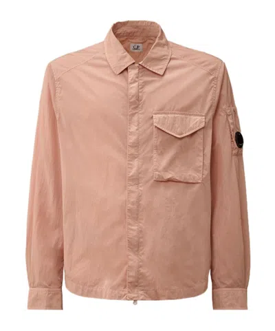 C.p. Company Long Sleeve Shirt In Pink