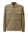 C.p. Company Long Sleeve Shirt In Brown