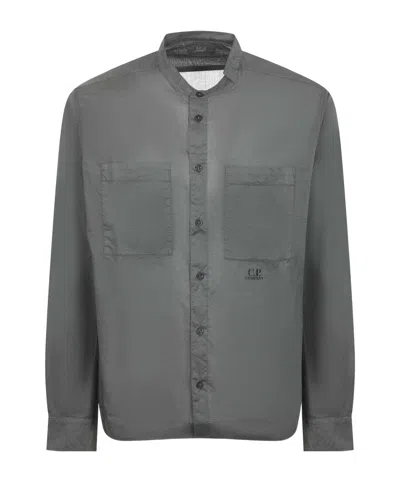 C.p. Company Long Sleeve Shirt In Black