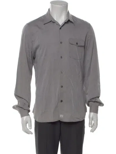 Pre-owned C.p. Company Long Sleeve Shirt In Gray