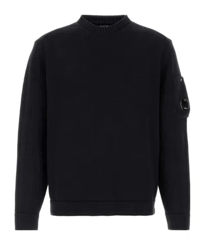 C.P. COMPANY C.P. COMPANY LENS DETAIL KNIT SWEATER