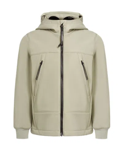 C.p. Company Long-sleeve Zip-up Hoodie In Nude
