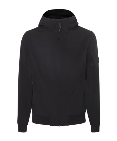 C.p. Company Long-sleeved Casual Jacket In Black