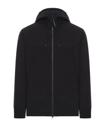 C.p. Company Long-sleeved Casual Jacket In Black