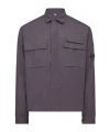 C.p. Company Long-sleeved Casual Jacket In Black
